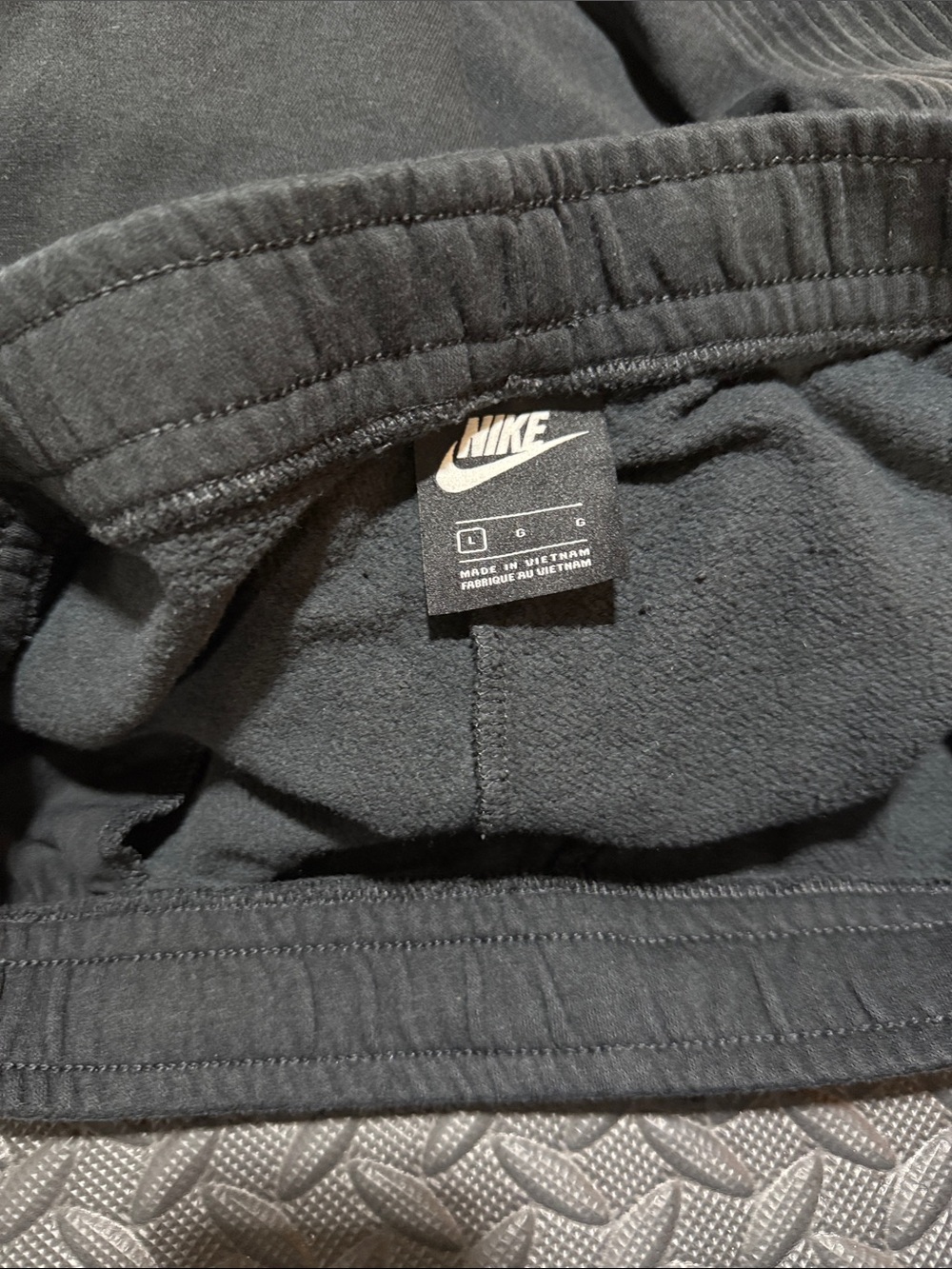 Nike Women's Heritage velour tracksuit half-zip crop hoodie/matching jogger L/XL - Picture 4 of 11